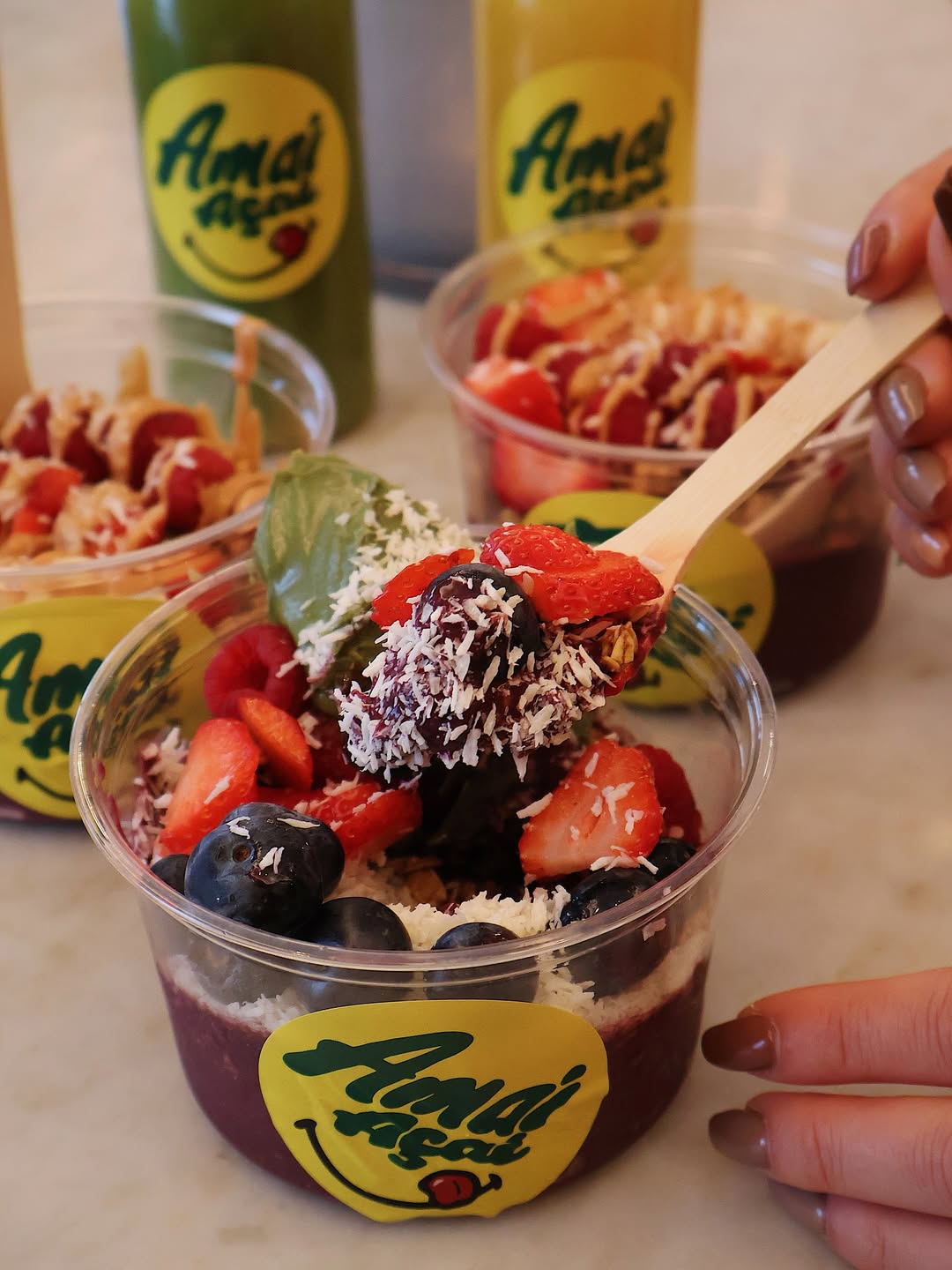Amaí Açaí bowls and drinks